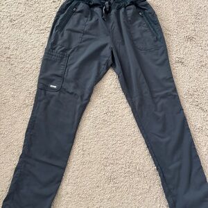 Grey's Anatomy Charcoal Straight Leg Scrub Pants